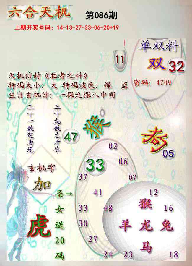 086期天机报[图]